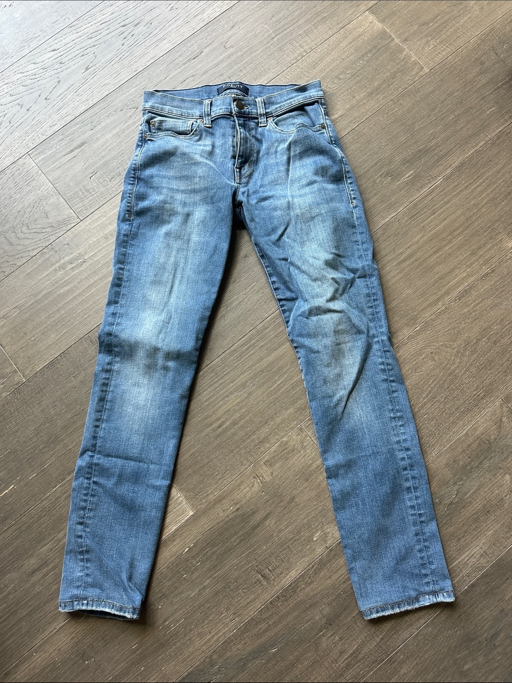 Mens Fidelity Denim Torino Mid Blue Jeans inseam 30”